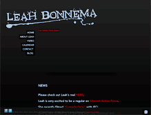 Tablet Screenshot of leahbonnema.com